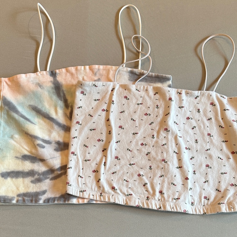 American Eagle Outfitters Tie-Dye and Floral Camisoles